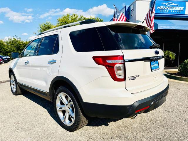 Photo of 2015 White Platinum Metallic Tri-Coat Ford Explorer