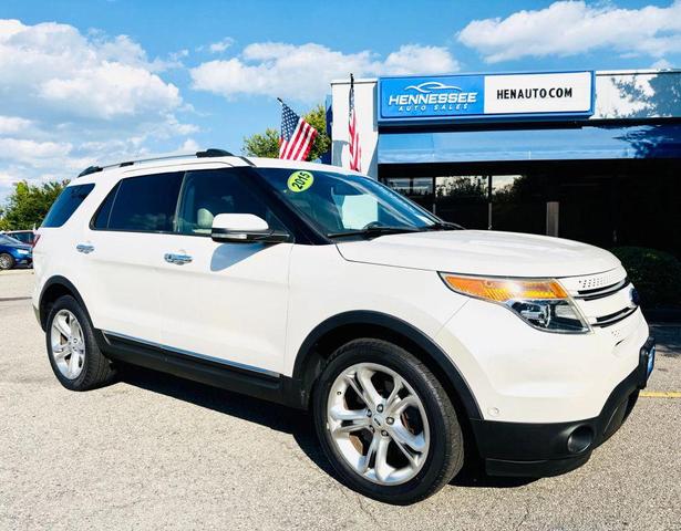 Photo of 2015 White Platinum Metallic Tri-Coat Ford Explorer
