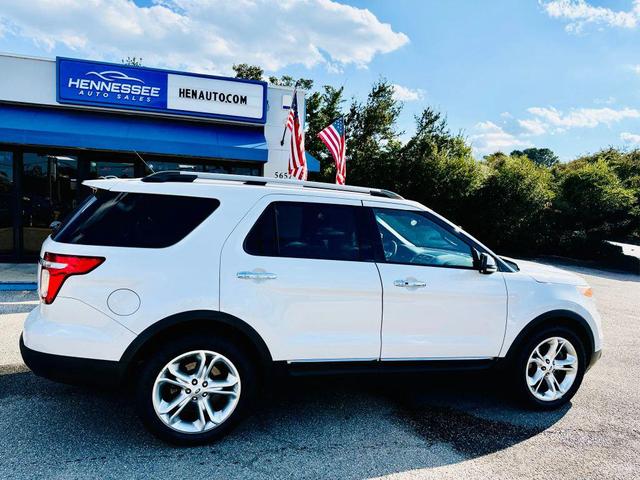 Photo of 2015 White Platinum Metallic Tri-Coat Ford Explorer