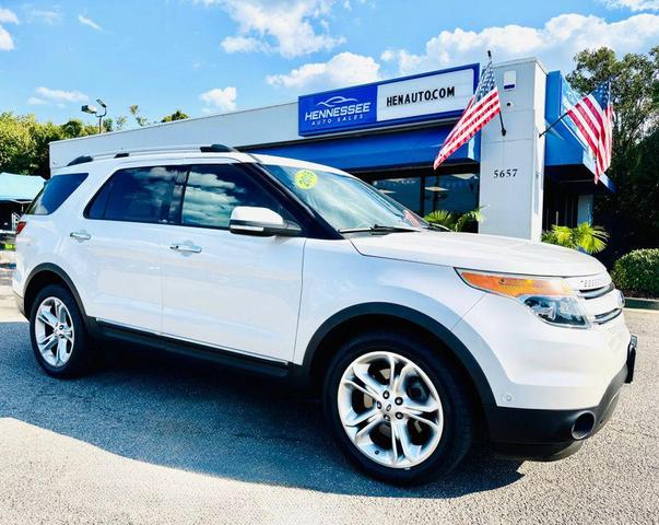 Photo of 2015 White Platinum Metallic Tri-Coat Ford Explorer