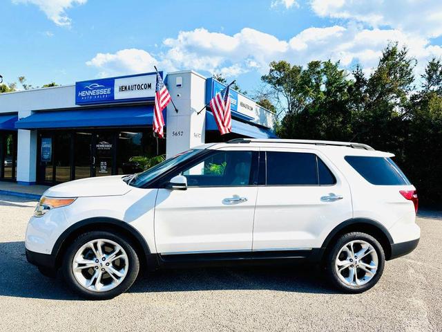 Photo of 2015 White Platinum Metallic Tri-Coat Ford Explorer
