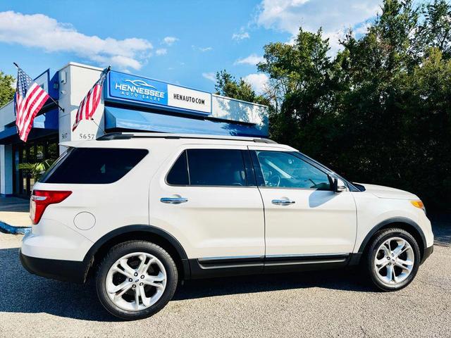 Photo of 2015 White Platinum Metallic Tri-Coat Ford Explorer
