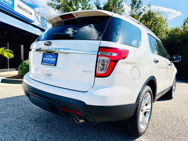 Photo of 2015 White Platinum Metallic Tri-Coat Ford Explorer