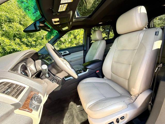Photo of 2015 White Platinum Metallic Tri-Coat Ford Explorer