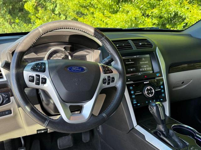 Photo of 2015 White Platinum Metallic Tri-Coat Ford Explorer