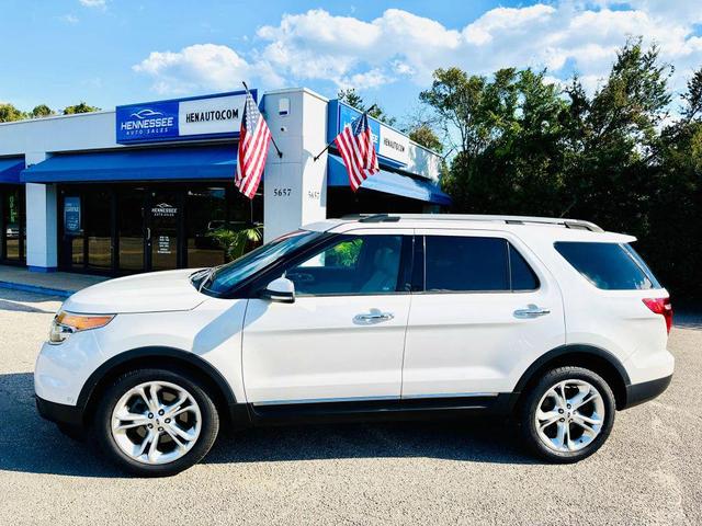 Photo of 2015 White Platinum Metallic Tri-Coat Ford Explorer