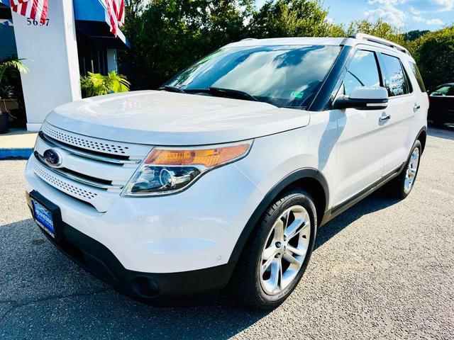 Photo of 2015 White Platinum Metallic Tri-Coat Ford Explorer