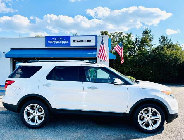 Photo of 2015 White Platinum Metallic Tri-Coat Ford Explorer