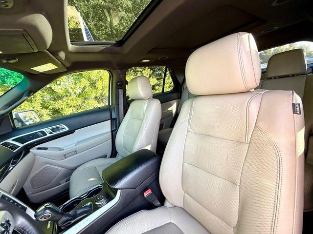 Photo of 2015 White Platinum Metallic Tri-Coat Ford Explorer