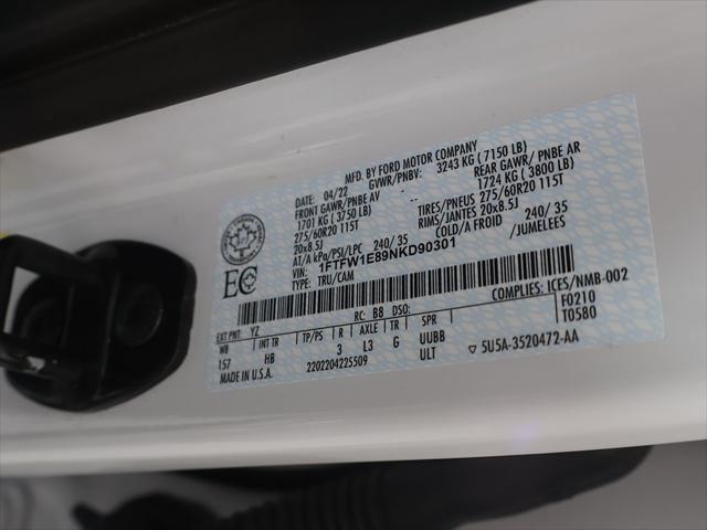 Photo of 2022 Oxford White Ford F-150