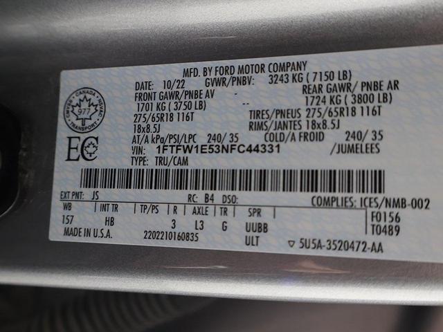 Photo of 2022 Iconic Silver Metallic Ford F-150