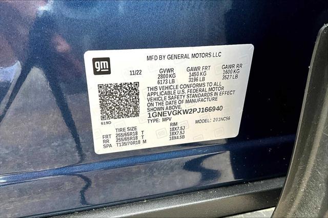 Photo of 2023 Northsky Blue Metallic Chevrolet Traverse