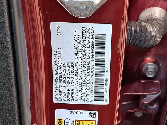 Photo of 2023 Red Honda Accord Hybrid