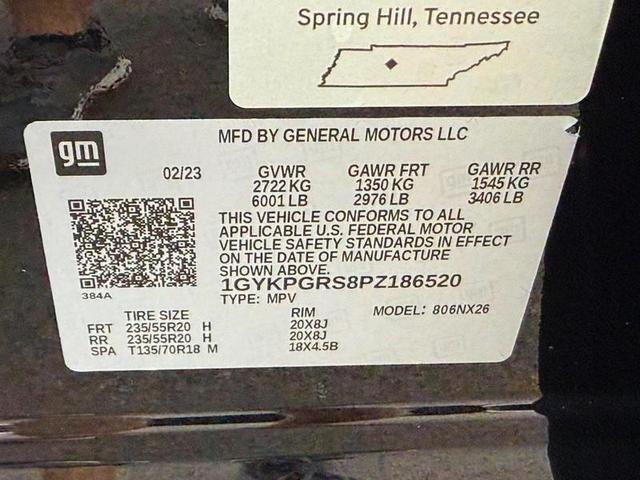 Photo of 2023 Stellar Black Metallic Cadillac XT6