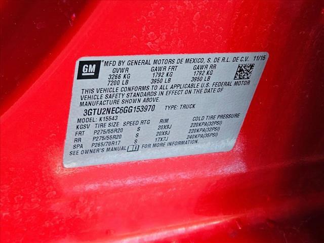 Photo of 2016 Cardinal Red GMC Sierra 1500
