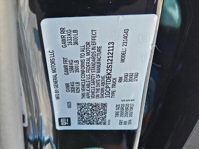 Photo of 2025 Black Chevrolet Colorado