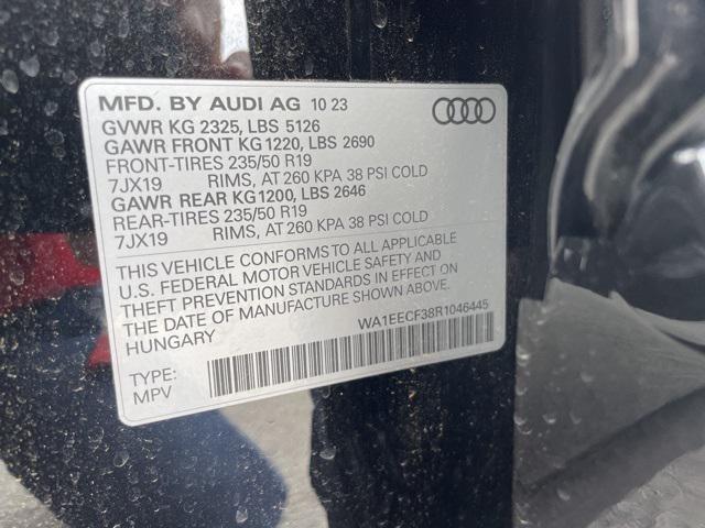 Photo of 2024 Mythos Black Metallic Audi Q3