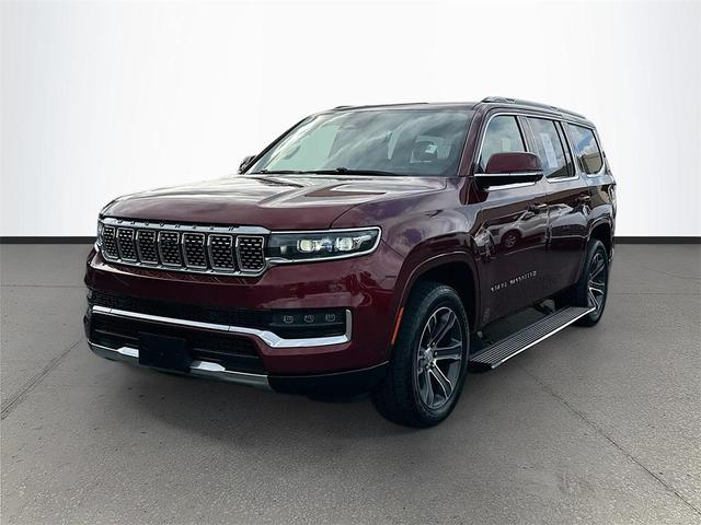 Photo of 2022 Velvet Red Pearlcoat Jeep Grand Wagoneer