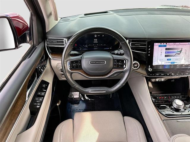 Photo of 2022 Velvet Red Pearlcoat Jeep Grand Wagoneer