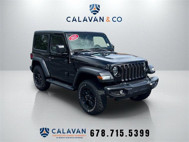 Photo of 2021 Black Clearcoat Jeep Wrangler
