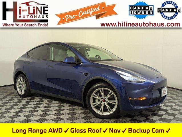 Photo of 2021 Deep Blue Tesla Model Y