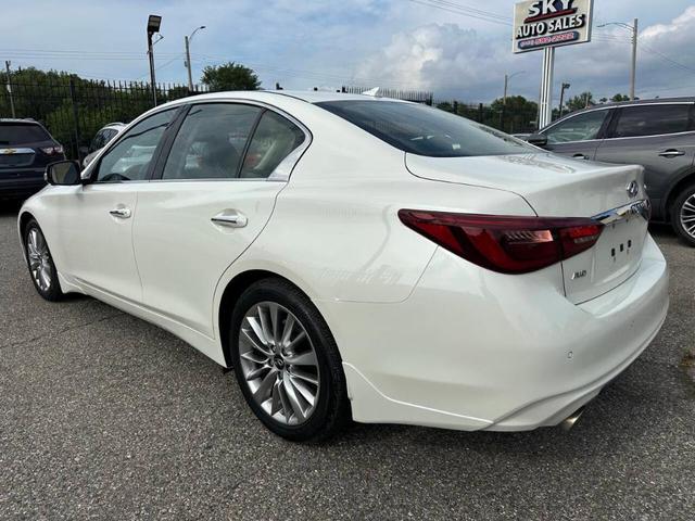 Photo of 2021 Majestic White INFINITI Q50