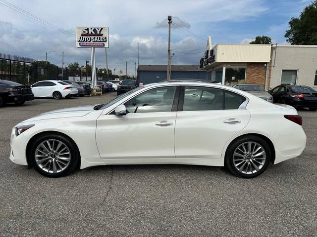 Photo of 2021 Majestic White INFINITI Q50