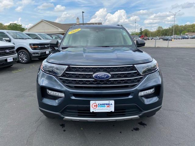Photo of 2022 Stone Blue Metallic Ford Explorer