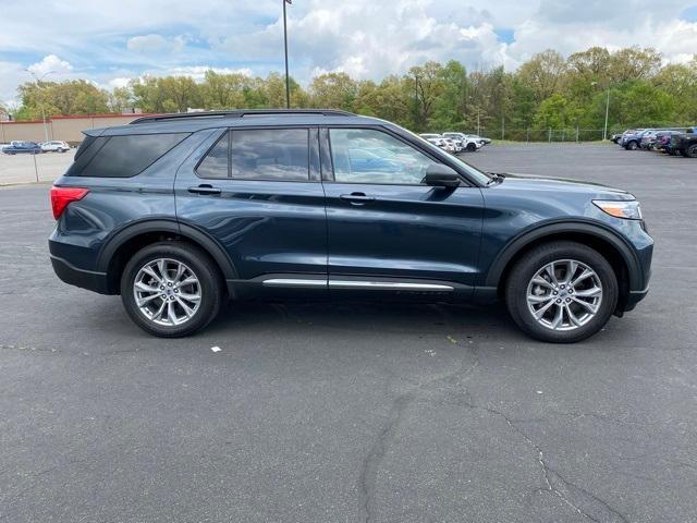 Photo of 2022 Stone Blue Metallic Ford Explorer