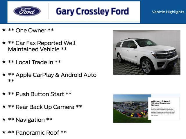 Photo of 2022 Star White Ford Expedition Max