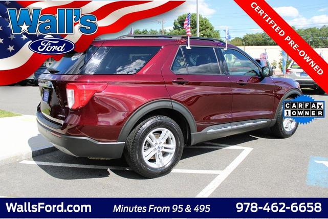 Photo of 2022 Burgundy Velvet Tinted Clearcoat Ford Explorer