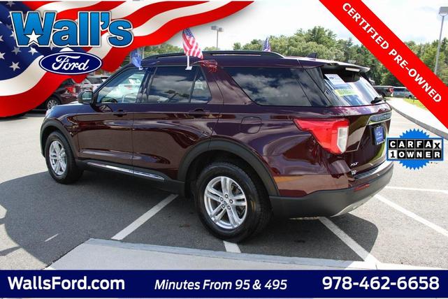 Photo of 2022 Burgundy Velvet Tinted Clearcoat Ford Explorer