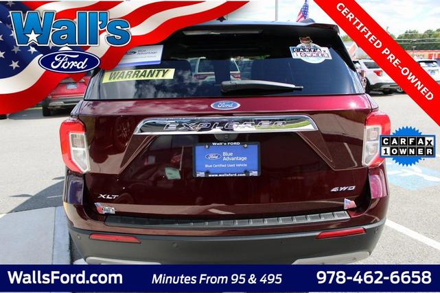 Photo of 2022 Burgundy Velvet Tinted Clearcoat Ford Explorer