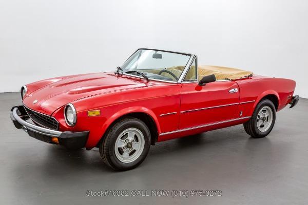 Photo of 1981 Cherry Red FIAT Spider 2000