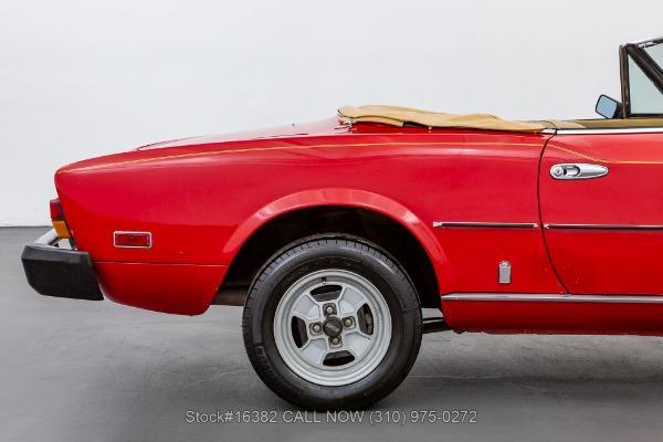 Photo of 1981 Cherry Red FIAT Spider 2000