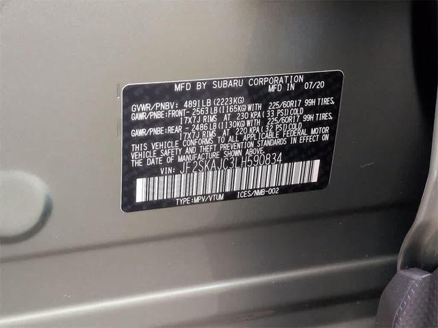 Photo of 2020 Jasper Green Metallic Subaru Forester