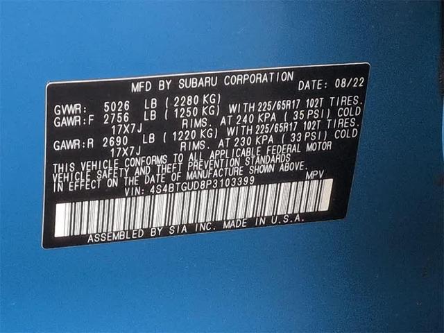 Photo of 2023 Geyser Blue Subaru Outback
