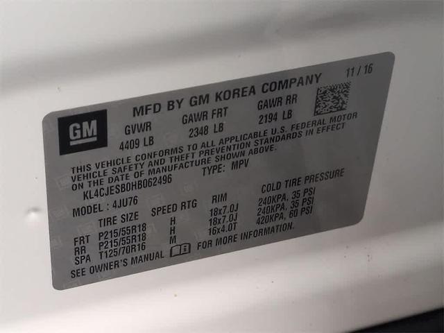 Photo of 2017 Summit White Buick Encore