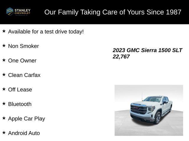 Photo of 2023 Summit White GMC Sierra 1500