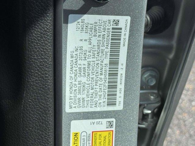Photo of 2025 Solar Honda Civic