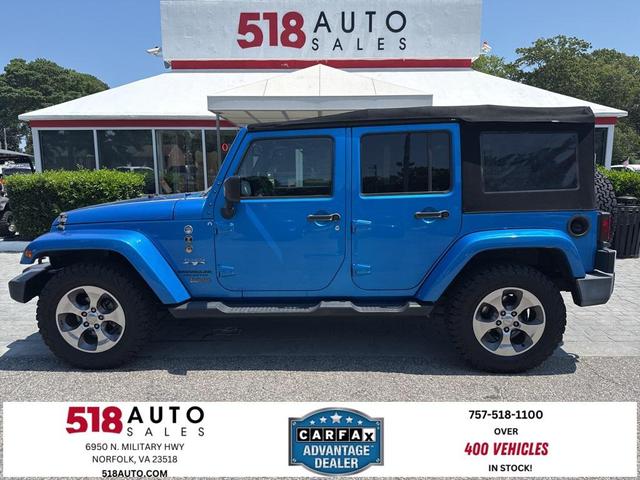 Photo of 2016 Hydro Blue Pearl Coat Jeep Wrangler Unlimited