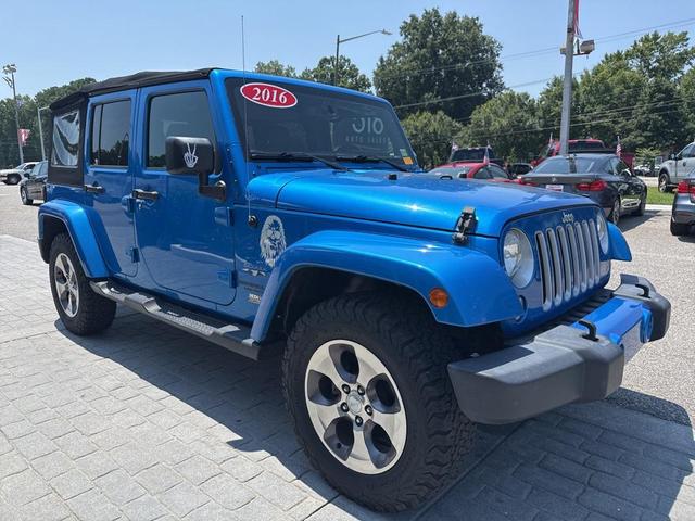 Photo of 2016 Hydro Blue Pearl Coat Jeep Wrangler Unlimited