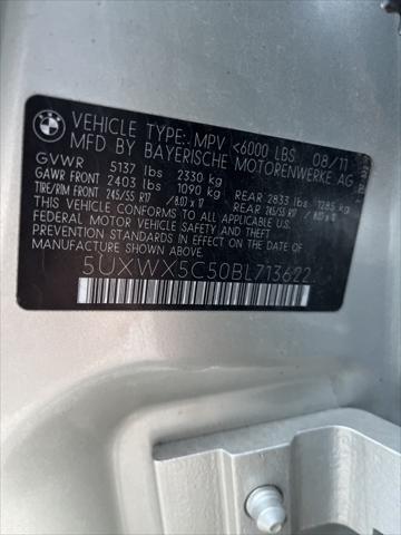 Photo of 2011 Mineral Silver Metallic BMW X3
