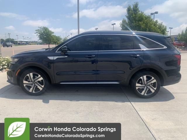 Photo of 2023 Gravity Blue Kia Sorento Hybrid