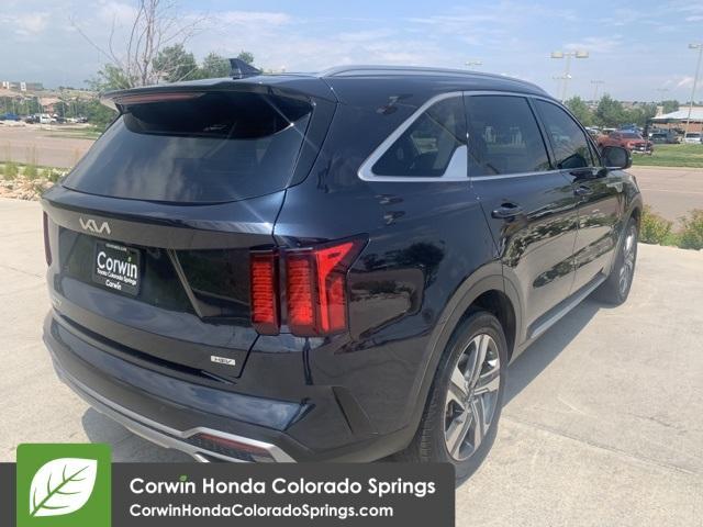 Photo of 2023 Gravity Blue Kia Sorento Hybrid