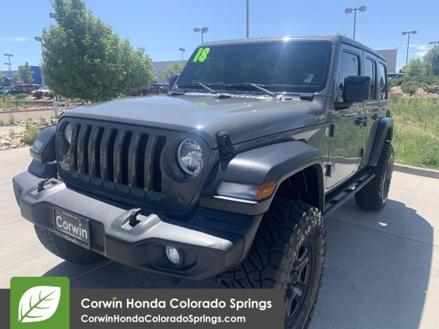 Photo of 2018 Sting Gray Clearcoat Jeep Wrangler Unlimited