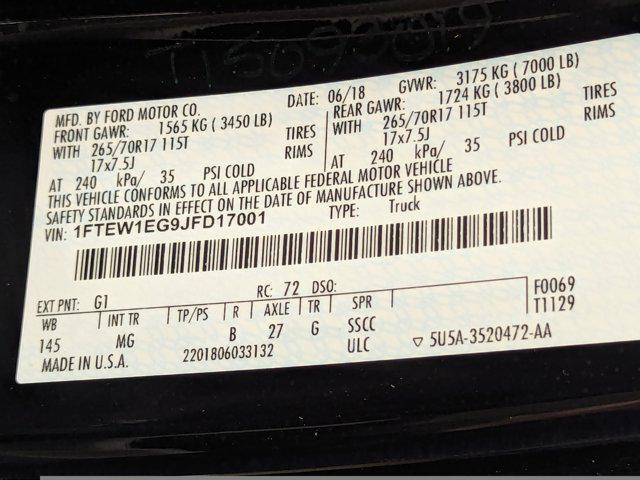 Photo of 2018 Shadow Black Ford F-150
