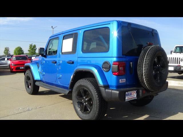 Photo of 2021 Hydro Blue Pearlcoat Jeep Wrangler Unlimited
