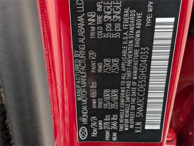 Photo of 2025 Ultimate Red Hyundai TUCSON