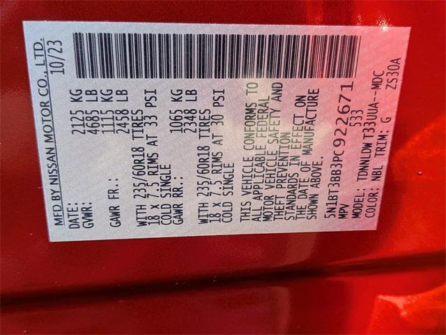Photo of 2023 Scarlet Ember Tintcoat Nissan Rogue